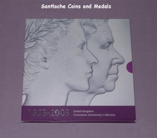 1953 & 2003 ROYAL MINT CORONATION ANNIVERSARY COIN COLLECTION - 19 COINS