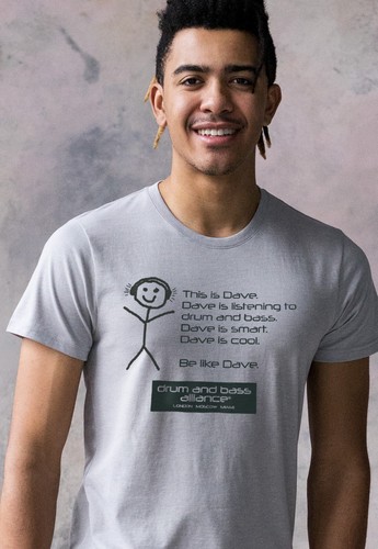 Custom drum and bass shirt - drum,