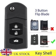 3 Button Flip Key Fob Case
