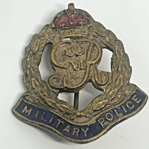 Ww2 military police enamel - military,