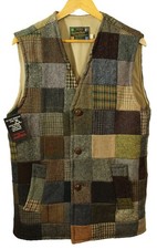 Hanna Hats Donegal Ltd 42"/106cm Vintage Handcrafted Patchwork Vest Waistcoat