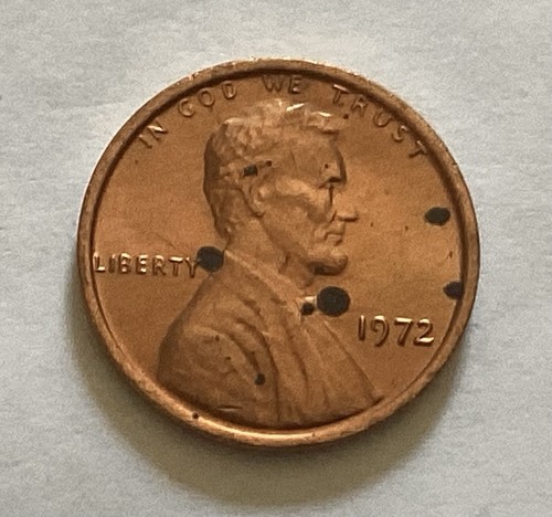 1972 penny coin - us,