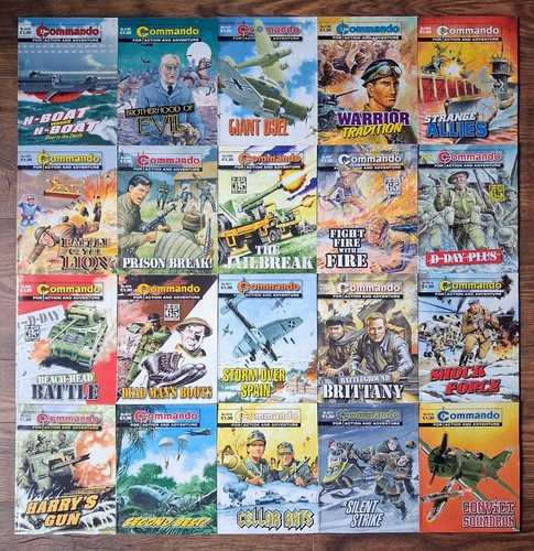 Commando comics job lot - commando,