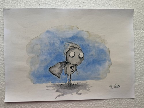 Tim burton painting drawing - tim,