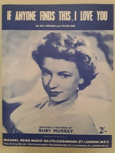 Ruby murray if anyone - ruby,