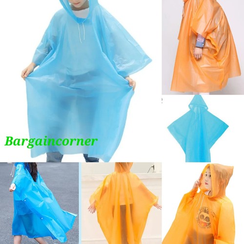 Child rain poncho - poncho, hood
