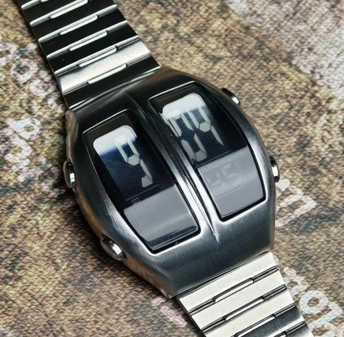 Digital led watch steampunk - led,