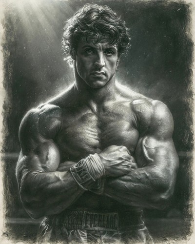 Rocky balboa fantasy art - in,
