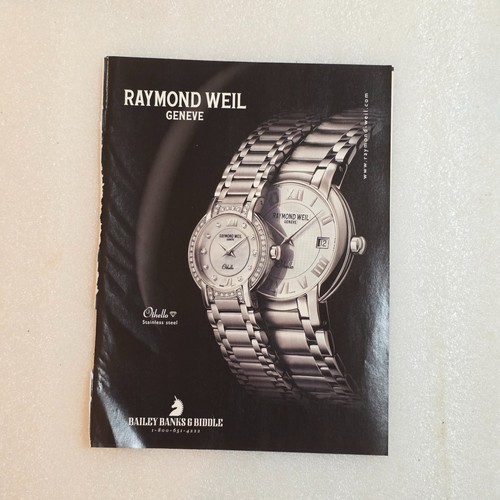 Vintage print raymond weil - raymond,