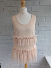 Simone Rocha Nude Tulle Ruffle