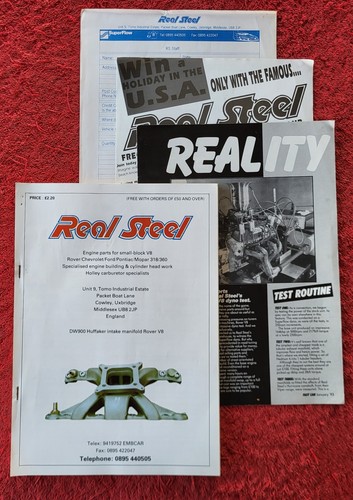 1993 real steel engine - real, parts