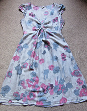 Kew ladies 100% silk grey
