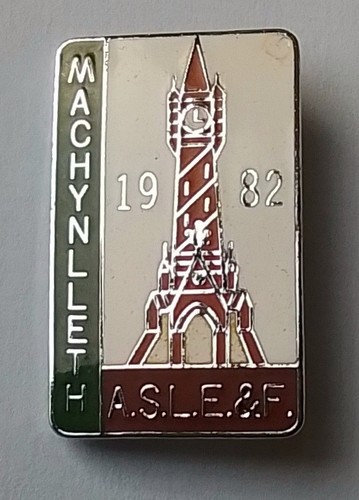Aslef lapel badge 1982 - lapel, rail