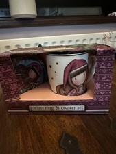 Santoro Gorjuss Christmas Mug and Coaster Set Brand New