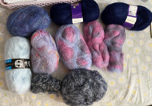 Mohair wool yarn job - mohair,