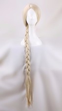 Tangled Rapunzel 120cm Long Blonde Braid Cosplay Party Wig