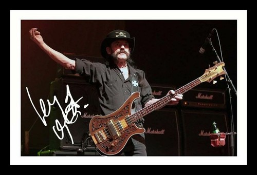 Lemmy motorhead autograph - lemmy,