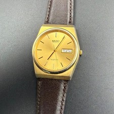 SEIKO MAJESTA 9063 6000 QUARTZ WATCH GOLD TONE MENS FASHION CLASSIC MODEL