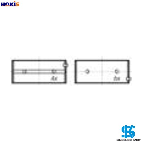 Crankshaft bearing set - crankshaft,