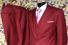 COOFANDY Classic Fit Oxblood