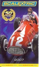 Scalextric at 50 2007 folder catalogue Ford GT Monza 1967 Police Range Rover