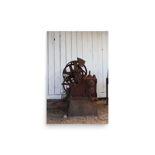 Vintage farm machinery wall - farm,