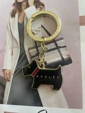 Radley black metal dog - metal, tag