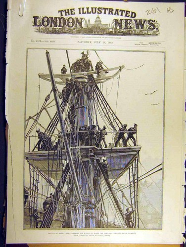 Old antique print 1888 - antique,