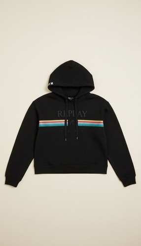 Replay rainbow stripe - stripe, hoodie