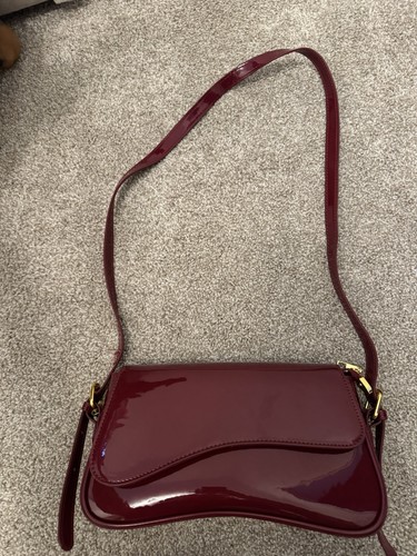Burgendy bag never used - burgendy,