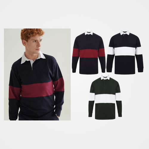 Front row panelled rugby - row,