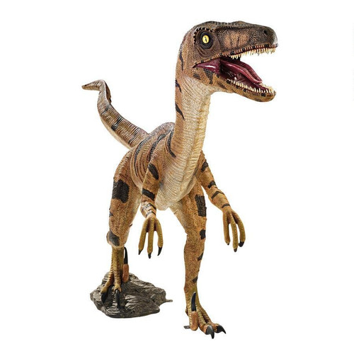 Lifesize velociraptor orange - lifesize,