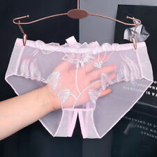 Lady Open Crotch Lace Underwear Sexy Crotchless Panties Briefs Knickers Lingerie