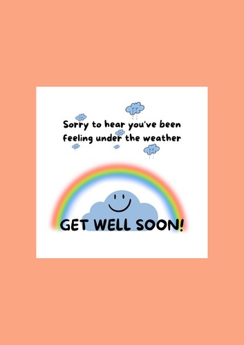 Greeting card sorry hear - card,