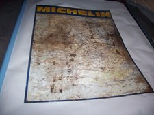 Michelin Metal Map/Sign 1968