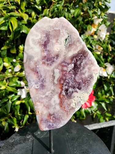 Sparkly pink amethyst slab - xl,