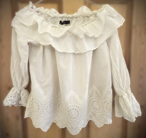 Zara ladies blouse white