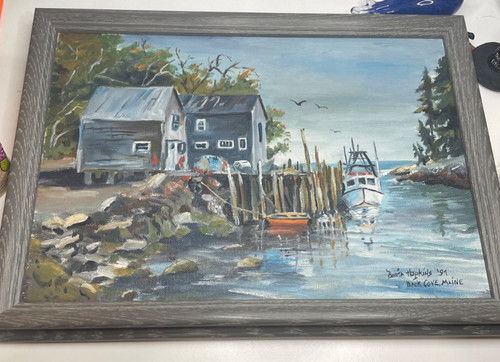 Original oil painting costal - painting,