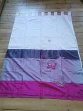 Pink Aspace Kids Curtains Set for Girls Bedroom Tab Top Curtains 2 Panels