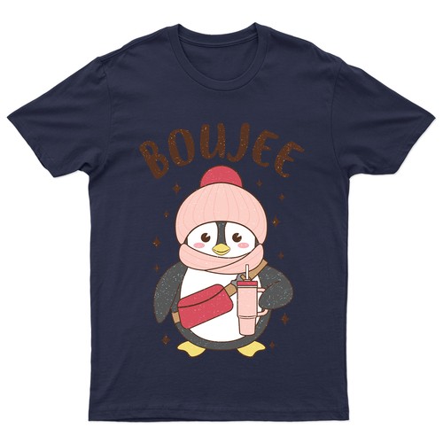 Boujee penguin winter animals - boujee,