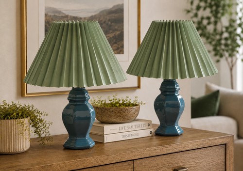 Vintage teal green urn - vintage, ceramic
