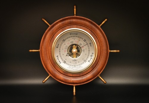 Vintage 1970s ships wheel - 1970s, wall