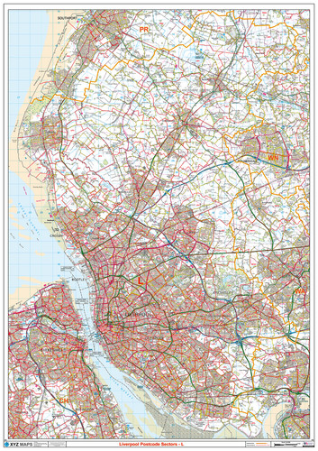 Map liverpool l - of,