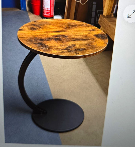 Round side table medium - medium, wood