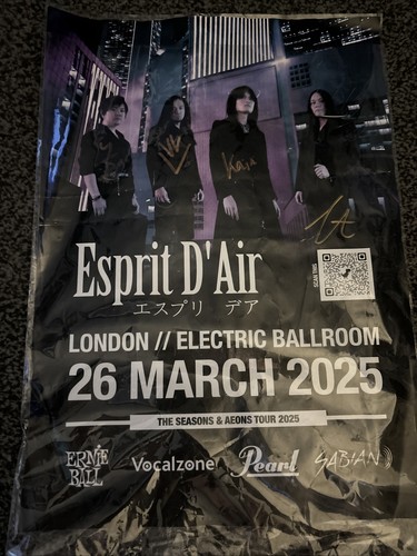 Esprit air signed poster - d,
