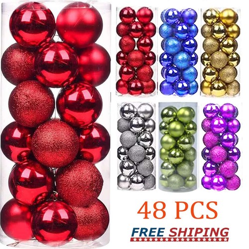 48x christmas balls - christmas,