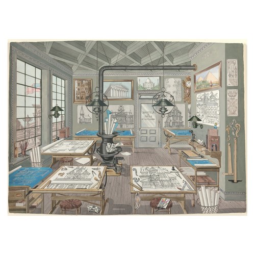 Architectural drawing room - architectural,