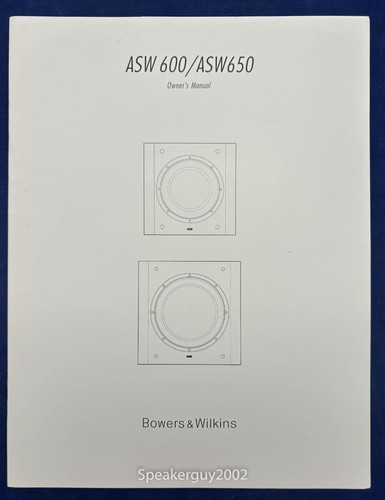 Original bowers wilkins - b&w,