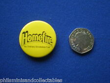 Homefire Smokeless Fuel  pin badge   1980s