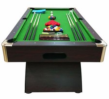 8 FT Modern Pool Table Green
